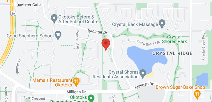map of 3 CRYSTAL SHORES LANE